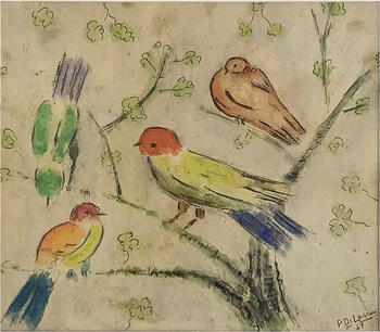 Aves de colores 