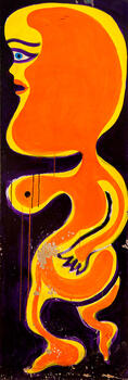 Mujer naranja